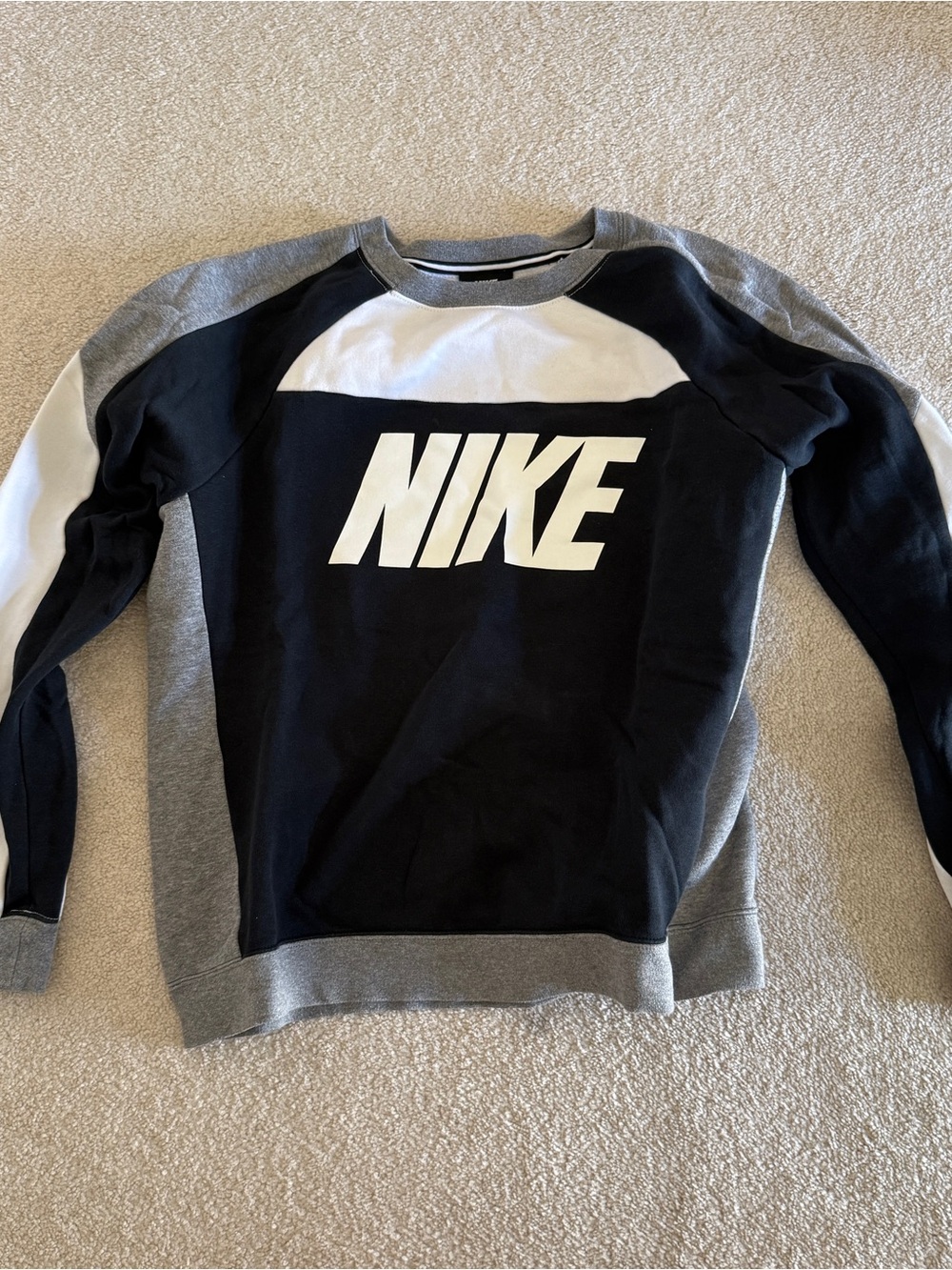 Nike color block crewneck sweatshirt